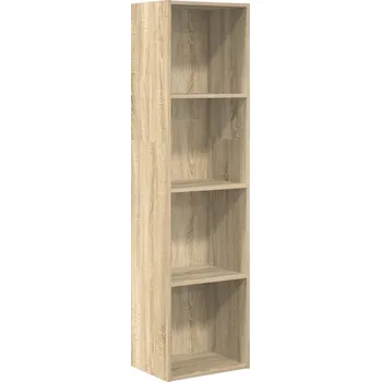Knihovna Knihovna s otevřenými policemi, Dub Sonoma, 40x30x152 cm