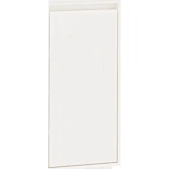 Botník Botník z masivního borovicového dřeva, bílá, 35x35x80 cm