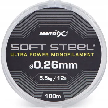 Vlasec Matrix Soft Steel Ultra Power 100m 0,26mm