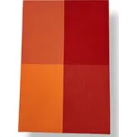 Placemats Vícebarevné prostíraní Barva: Oranžová
