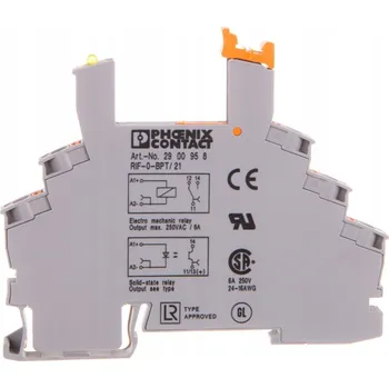 Relé Phoenix Contact 1 V IP20 6 A