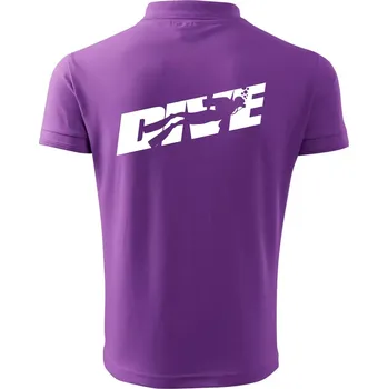 Pánská košile Dive potápěč - Polokošile pánská Pique Polo 203 - S ( Fialová )