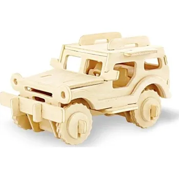 ostatní stavebnice 3D dřevěné puzzle Auto Model z dřeva Skládačka pro děti i dospělé Kreativní stavebnice Dekorativní ozdoba s OPP boxem