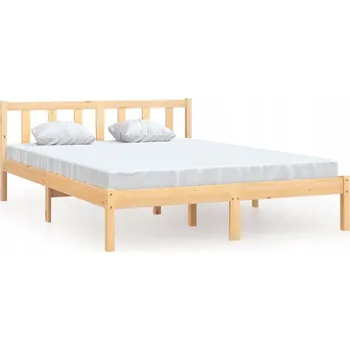 Postel Dvoulůžková postel G02V 140x190 imitace dřeva dub