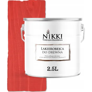 Lak na dřevo LAKYROLAK NA DŘEVO 3V1 EXTRA LAZURA ČERVENÝ POLOMAT 2.5L OCHRANNÝ UV