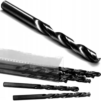 Vrták VRTÁK DO KOVU FI 5.8 MM ČERNÝ HSS NWKA 10 KS