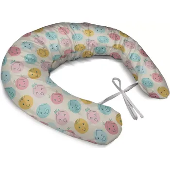 Polštář Sablio Těhotenský polštář Smajlíci