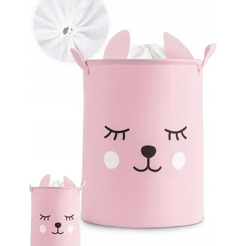 Úložný box KOŠ na hračky ORGANIZÉR úložný box RŮŽOVÝ (D020)