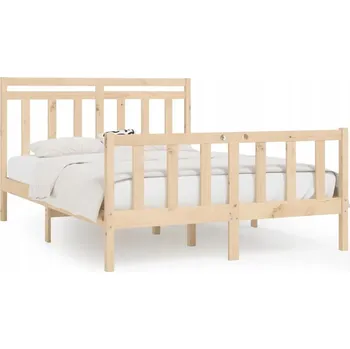 Postel Dřevěná manželská postel G04V 200x200 dub