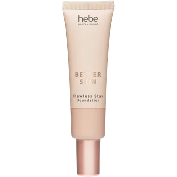 Přípravek na tvář Hebe Professional Better Skin Flawless Stay Foundation dlouhotrvající krycí make-up na obličej 5W wheat, 30 ml