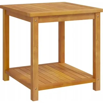 Konferenční stolek Stolek z masivního akáciového dřeva, olejovaný, 45x45x45 cm