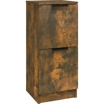 Komoda Multifunkční skříňka z materiálu na bázi dřeva, Kouřový dub, 30x30x