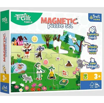 Puzzle Trefl Puzzle magnetické - Den s Treflíkem