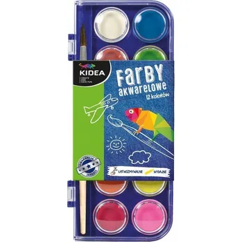 Vodová barva Akvarelové barvy Derform 12 ks