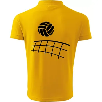 Pánská košile Volejbalová síť - Polokošile pánská Pique Polo 203 - M ( Žlutá )