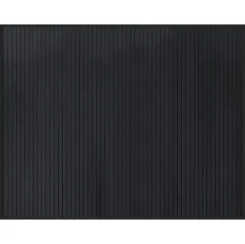 Koupelnová předložka Bambusová koupelnová předložka protiskluzová černá 80 x 100 cm