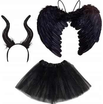 Karnevalový kostým Kostým Čertice Víly diabolíny Čarodějnice Kostým ďábla Čarodějnice Víla