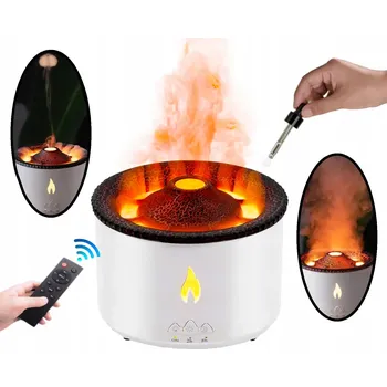 Zvlhčovač vzduchu Zvlhčovač vzduchu Sopka DIFUZÉR AROMATERAPIE + Dálkové ovládání | 300 ml