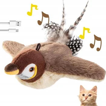 Hračka pro kočku INTERAKTIVNÍ Hračka HRAČEK Pro Kočky PTÁKY A KOČKY S VYTVÁŘENÍM ZVUKU a šantou kočičí