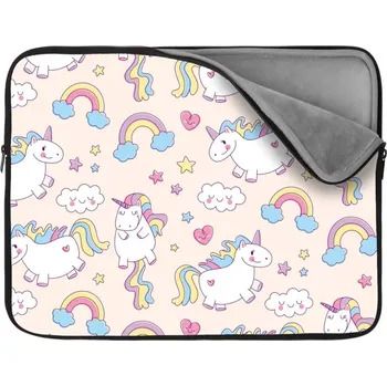 pouzdro na notebook Sablio Obal na notebook Jednorožci - 17"