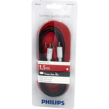 Video kabel Stereofonní kabel Philips 028693, 1,5 m