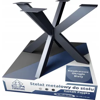 Konferenční stolek Kovová noha, rám pro konferenční stolek, stolek, lavici Pająk loft ANTRACIT
