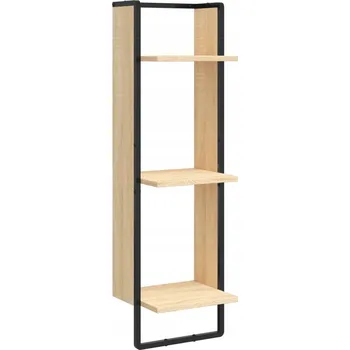 police Nástěnná police z dřevotřísky, dub sonoma, 30x25x100 cm