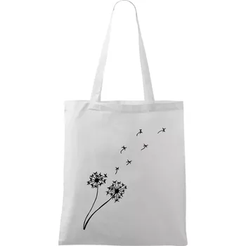 Nákupní taška Pampeliška - Taška bavlněná - 42 x 38 cm ( Bílá )