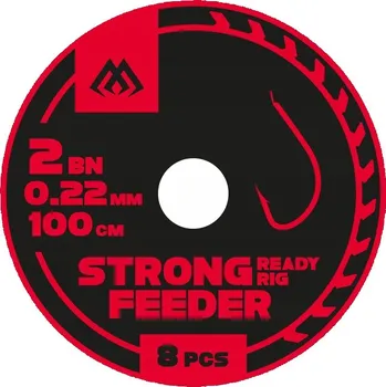 Rybářský háček Háčky na krmení, splávkové, návazcové, protihroté Mikado STRONG FEEDER 10 ks