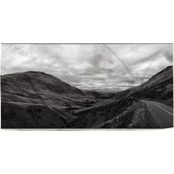 Osuška Sablio Ručník Černobílé údolí - 50x100 cm