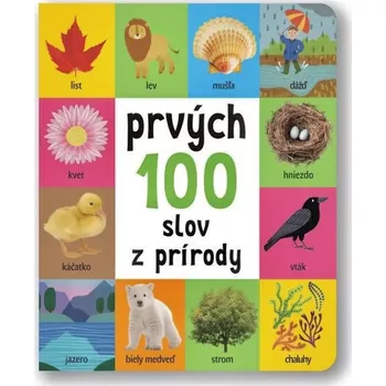 Leporelo Prvních 100 slov z přírody – barevné leporelo pro děti