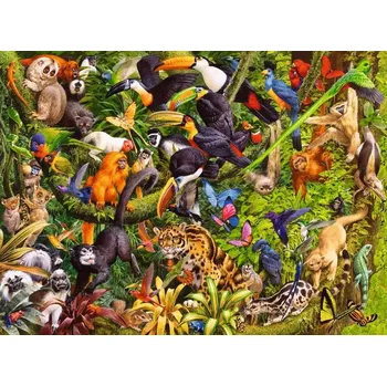 Puzzle Ravensburger 133512 Deštný prales 200 dílků
