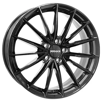 Alu kolo Alu kola MONACO WHEELS GP14, 19x8 5x112 ET45, černá lesklá (zátěžová)