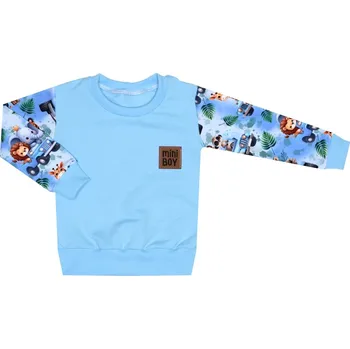 Mikina bez kapuce - ZOO v autíčku Velikost: 122