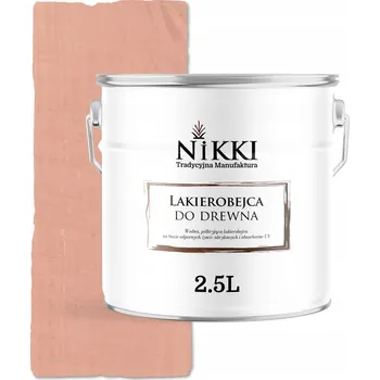 Lak na dřevo Lazurovací lak NIKKI 2,5 l růžový polomat
