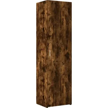 Komoda Vysoká skříň z kouřového dubu, 50 x 42,5 x 185 cm