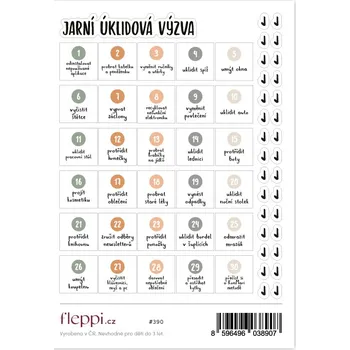 samolepka Fleppi Samolepky Jarní úklidová výzva