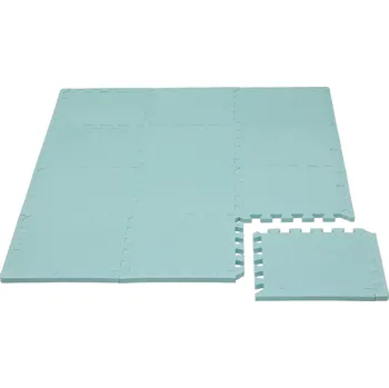 Hračka pro kojence Rialto Baby Hrací podložka puzzle s okrajem Light Green 92x122 cm