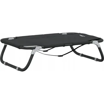 Pelíšek pro psa Zvýšené skládací pelíšek pro psa, tkanina Oxford, antracitová barva