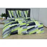 Bavlněné povlečení BASIC MADALA limetkové