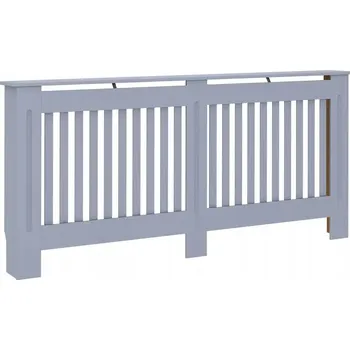 Obraz Kryt na radiátor MDF 3 x 3 cm šedý