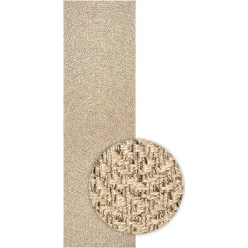 Koberec Koberec ZIZUR, polypropylen, 80 x 250 cm, imitace juty