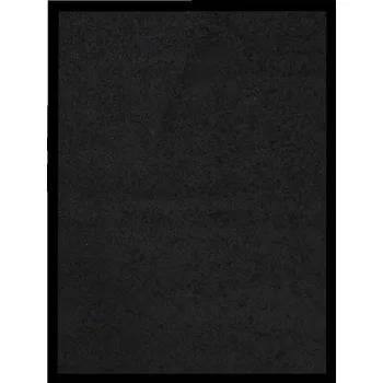 Velurová rohožka 40x60 cm Černá