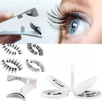 Umělé řasy MAGNETICKÉ ŘASY UMĚLÉ ŘASY 4 PÁRY SNADNÉ POUŽITÍ PRO KAŽDODENNÍ LÍČENÍ