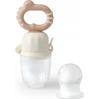 Kousátko na podávání jídla Babyono silikonové béžové