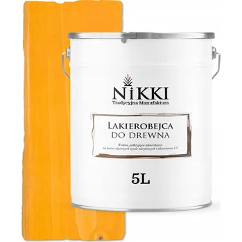 Lak na dřevo Lazurovací lak NIKKI 5 l zlatá/žlutá, polomat
