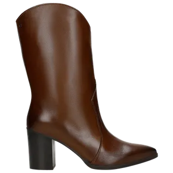 Dámské kozačky Hnědé Dámské Kovbojské Kozačky Na Podpatku Wojas 5531752 41