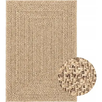 Koberec Koberec ZIZUR Imitace Juty, Vnitřní/Venkovní, 160x230 cm, PP