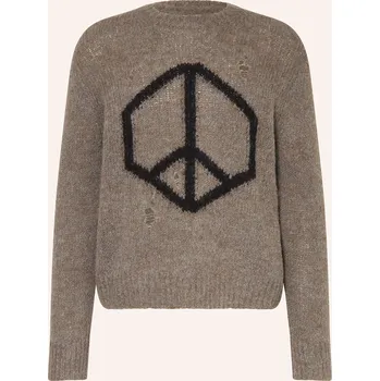 Pánský svetr Allsaints Pánský Svetr Message S Alpakou, černošedá, L