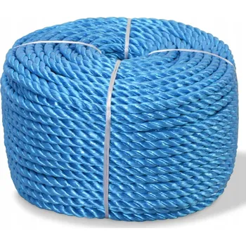 Železářství Polypropylenové lano modré 14mm 100m odolné vůči povětrnostním vlivům
